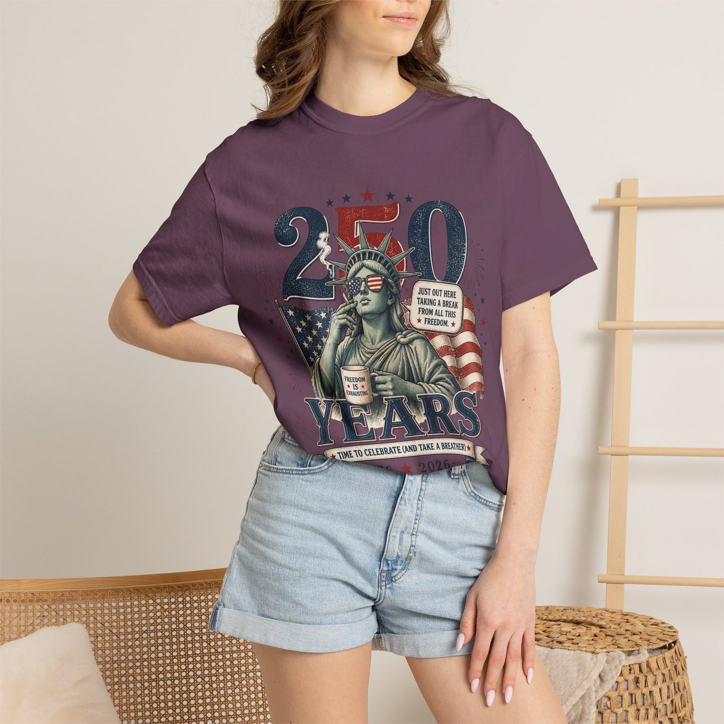 250th Anniversary Statue of Liberty T-Shirt — 1776–2026 Patriotic Tee