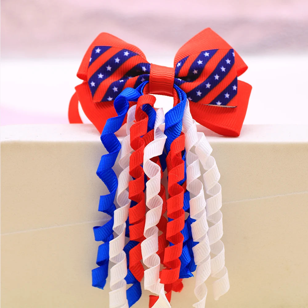 50PCS Puppy Bowties For July 4th Independence Day Adjustable Pet Dog Bow Ties Fashion Cat Neckties For Dog Pet Grooming Products