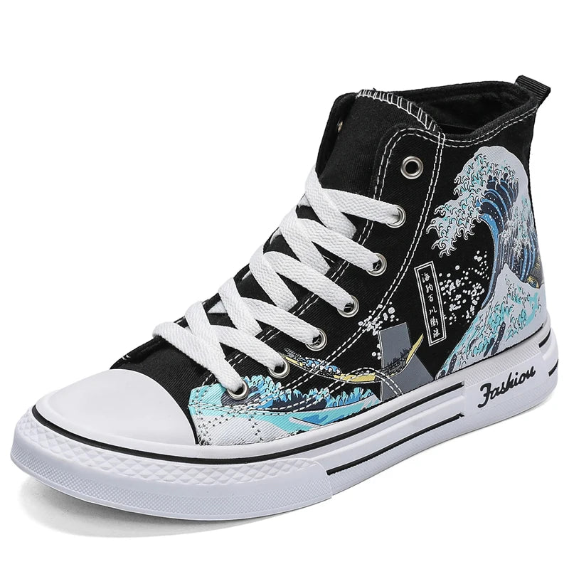 Mens Board Shoes 2025 Fashion New Mesh Breathable Anti Slip Student Walking Shoes Street Trend Low Top Sneakers for Man