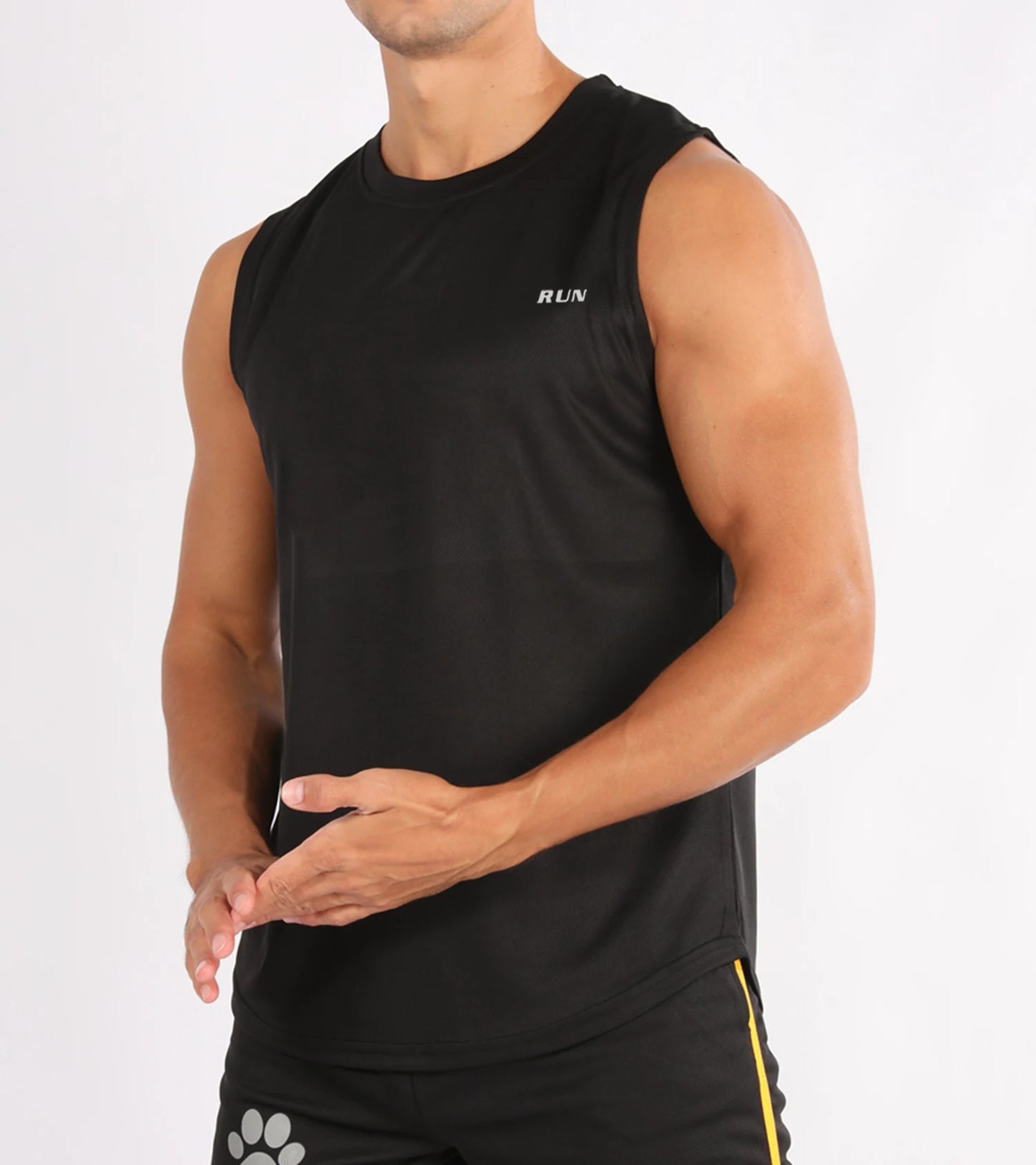 Men's Summer Fitness Vests, Fitness Training Clothes, Speed Fitness, Loose Sleeveless Shirts, Men's Fashion Basketball Vests