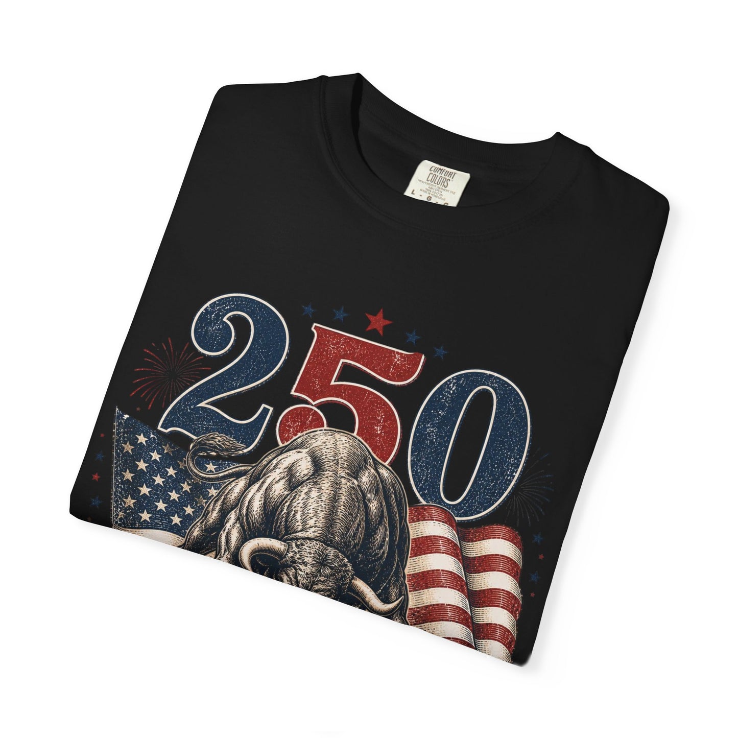250 Years of Freedom 1776–2026 T-Shirt — Patriotic American Flag & Bald Eagle Anniversary Tee
