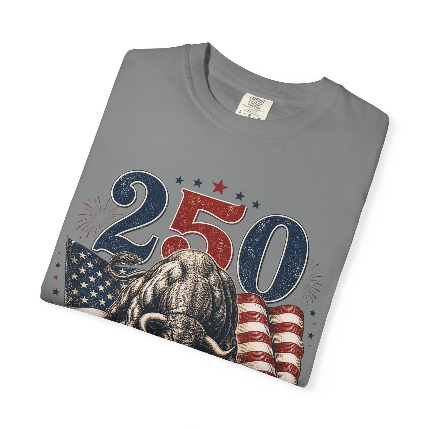 250 Years of Freedom 1776–2026 T-Shirt — Patriotic American Flag & Bald Eagle Anniversary Tee