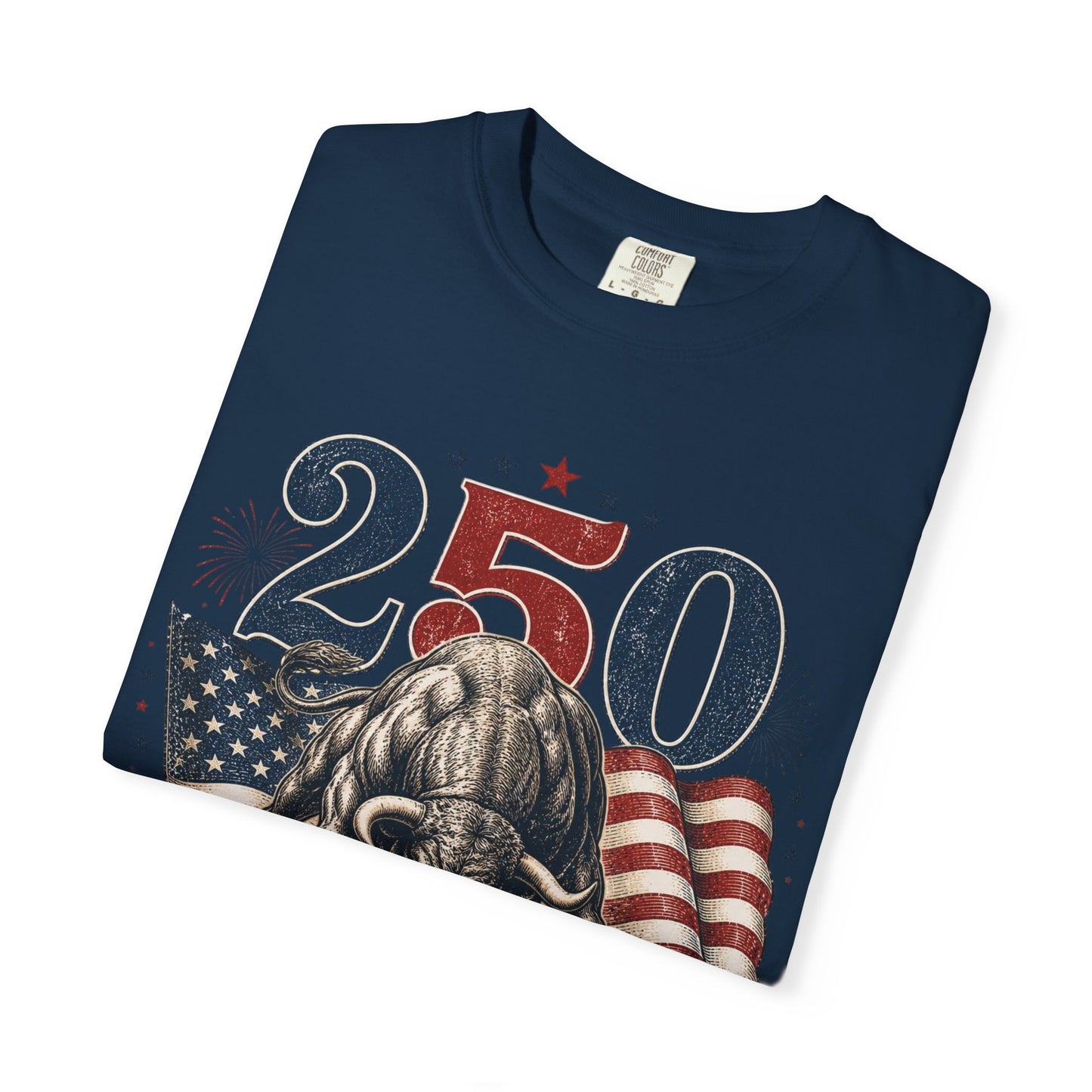 250 Years of Freedom 1776–2026 T-Shirt — Patriotic American Flag & Bald Eagle Anniversary Tee