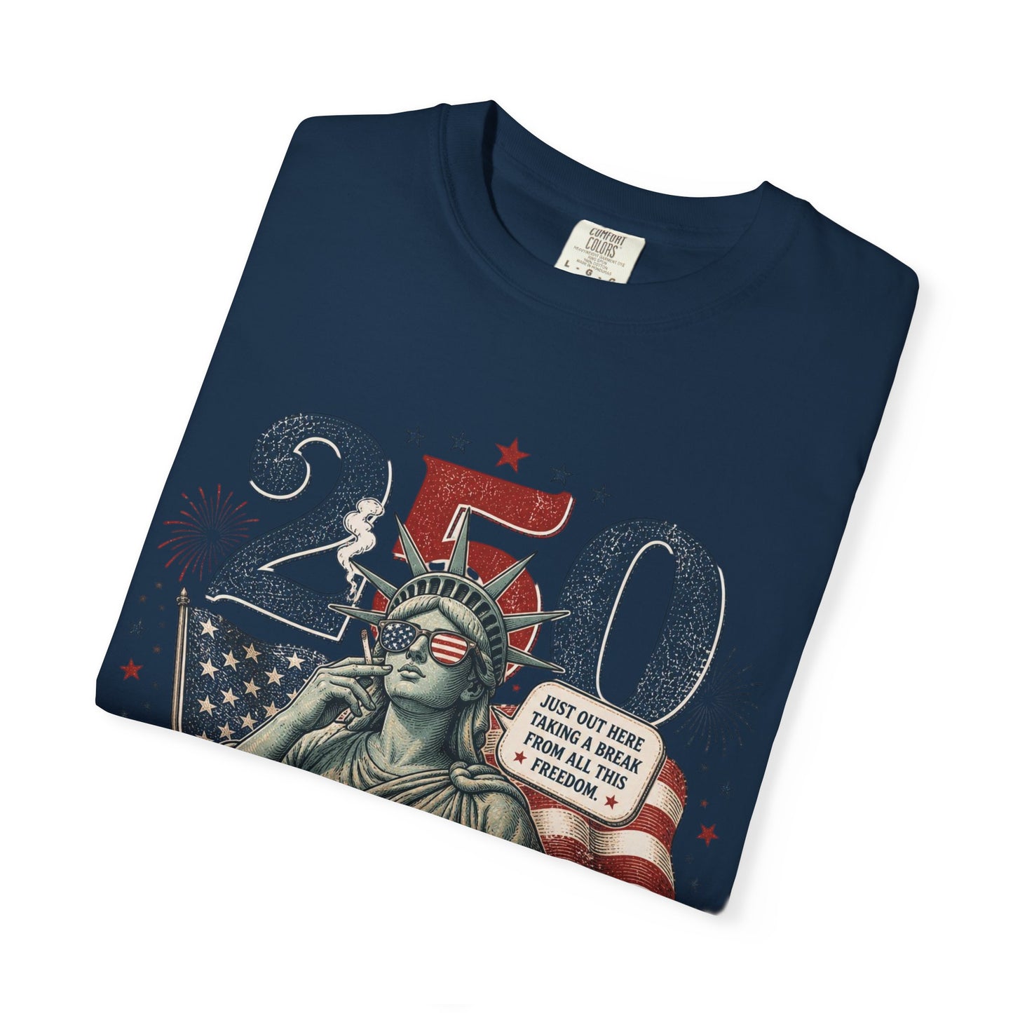 250th Anniversary Statue of Liberty T-Shirt — 1776–2026 Patriotic Tee