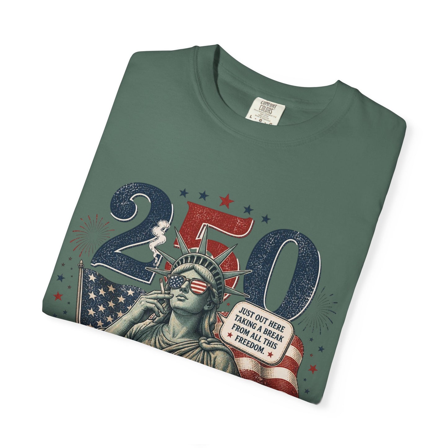 250th Anniversary Statue of Liberty T-Shirt — 1776–2026 Patriotic Tee