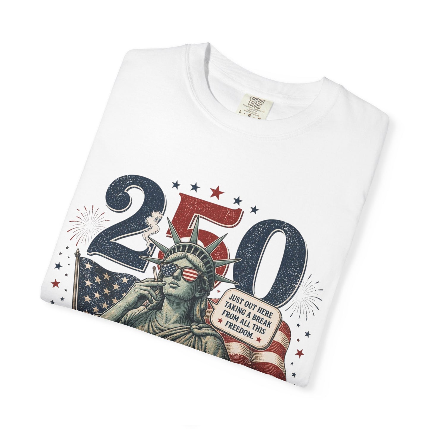 250th Anniversary Statue of Liberty T-Shirt — 1776–2026 Patriotic Tee