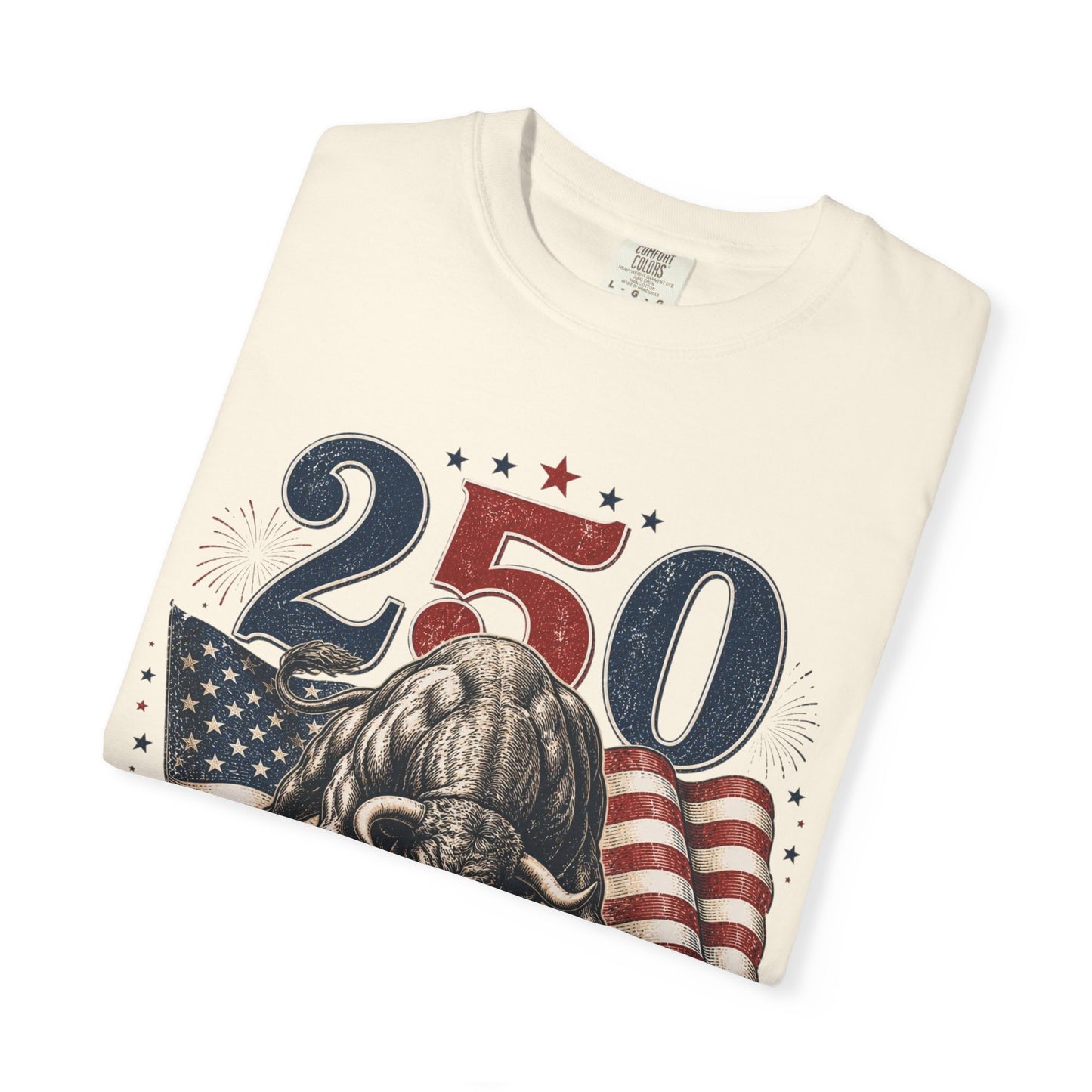 250 Years of Freedom 1776–2026 T-Shirt — Patriotic American Flag & Bald Eagle Anniversary Tee
