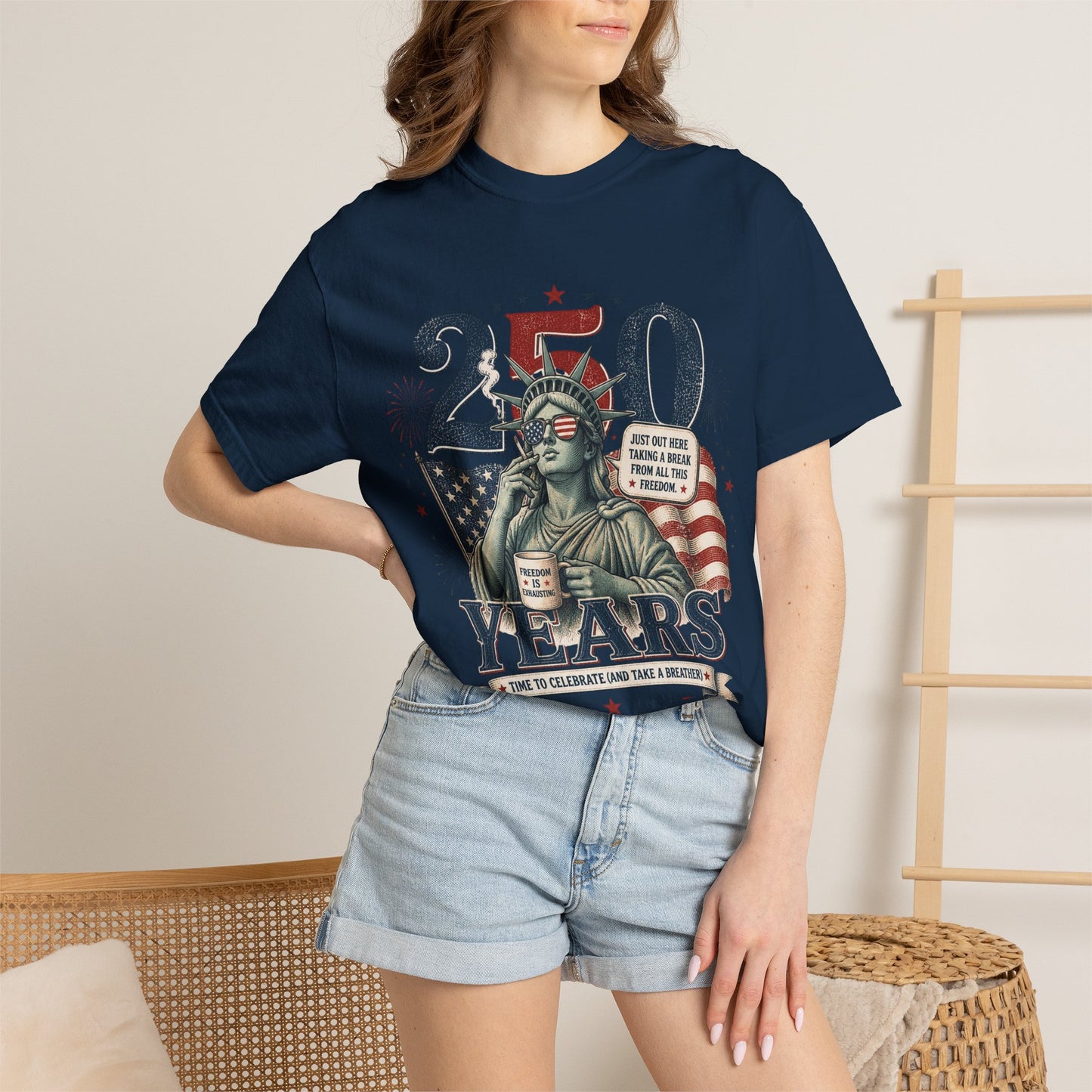 250th Anniversary Statue of Liberty T-Shirt — 1776–2026 Patriotic Tee