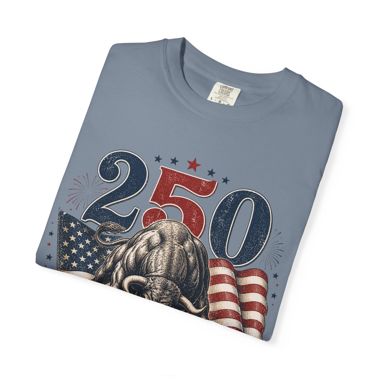 250 Years of Freedom 1776–2026 T-Shirt — Patriotic American Flag & Bald Eagle Anniversary Tee