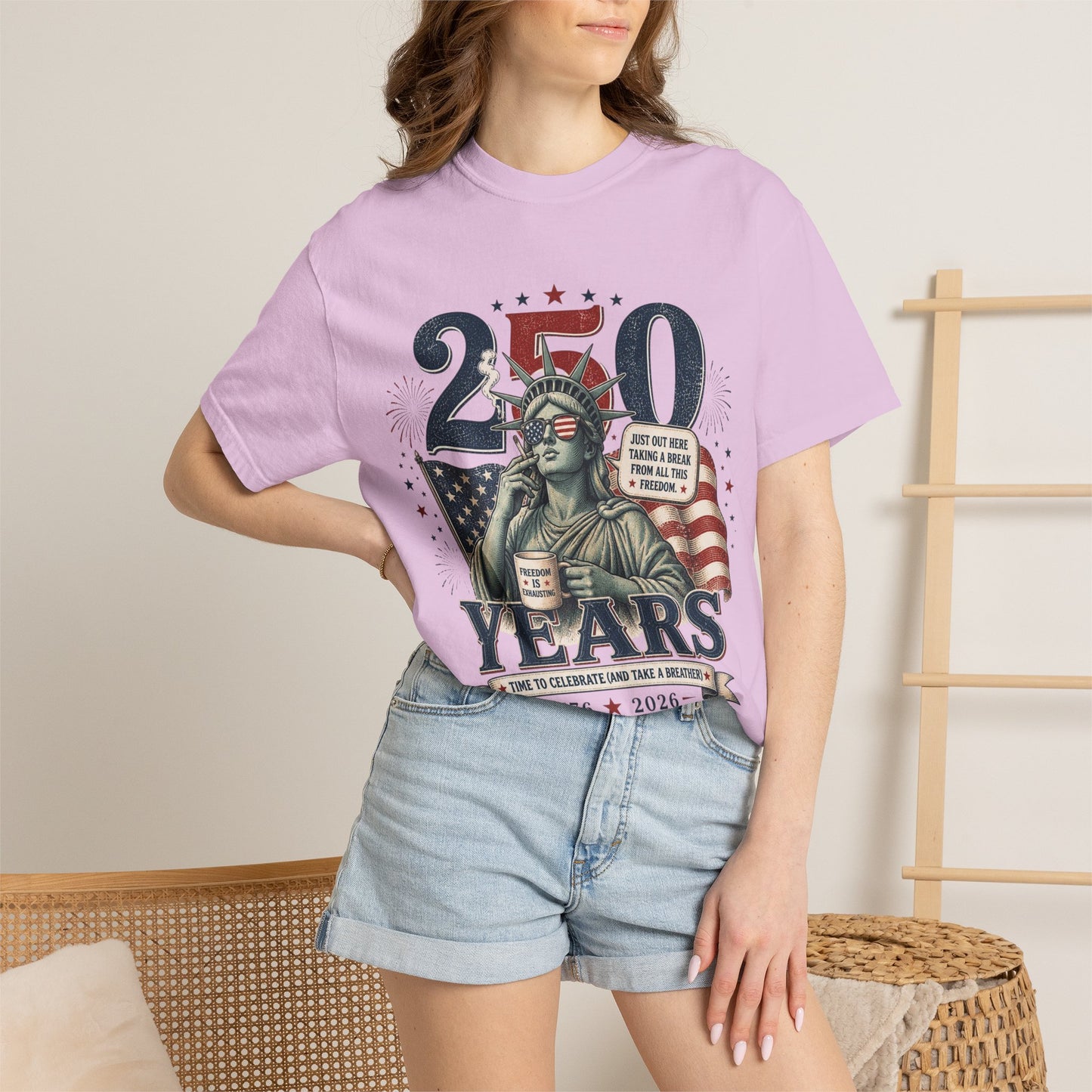 250th Anniversary Statue of Liberty T-Shirt — 1776–2026 Patriotic Tee