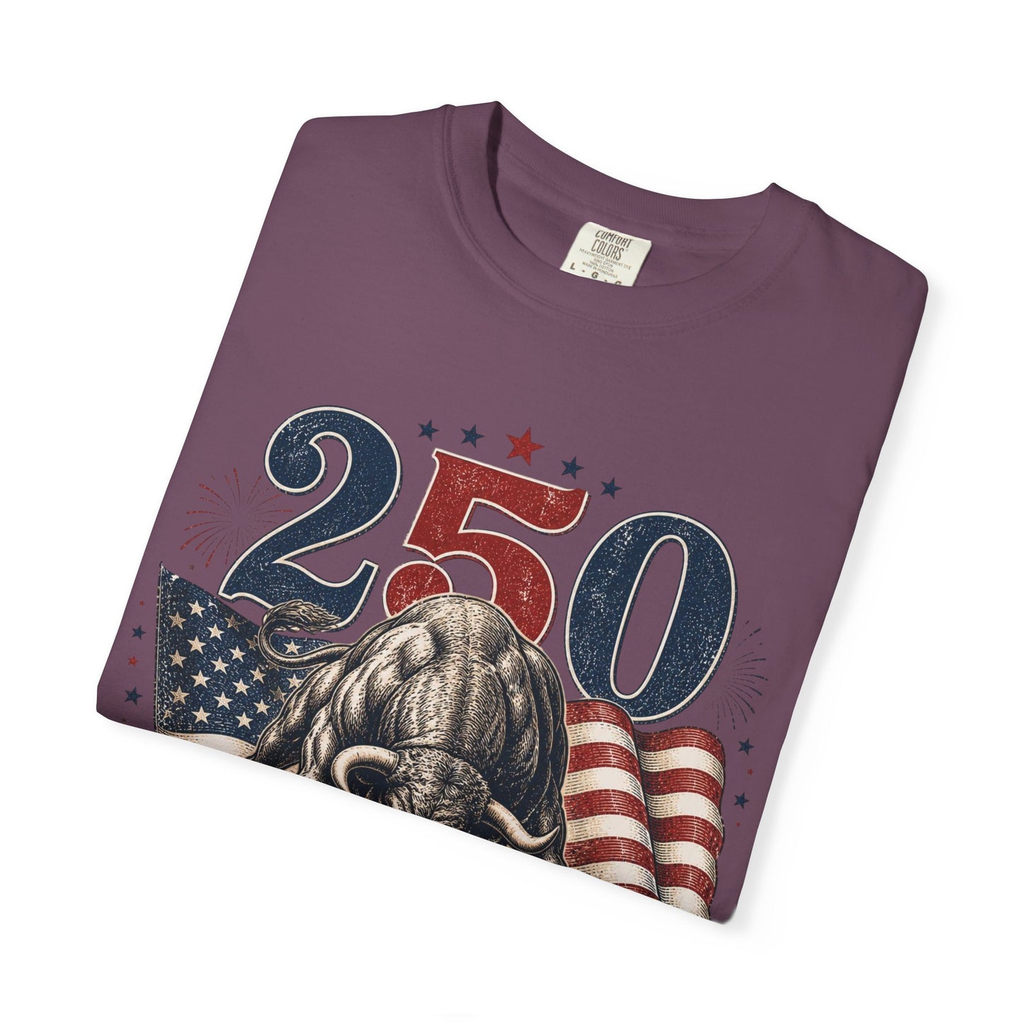 250 Years of Freedom 1776–2026 T-Shirt — Patriotic American Flag & Bald Eagle Anniversary Tee