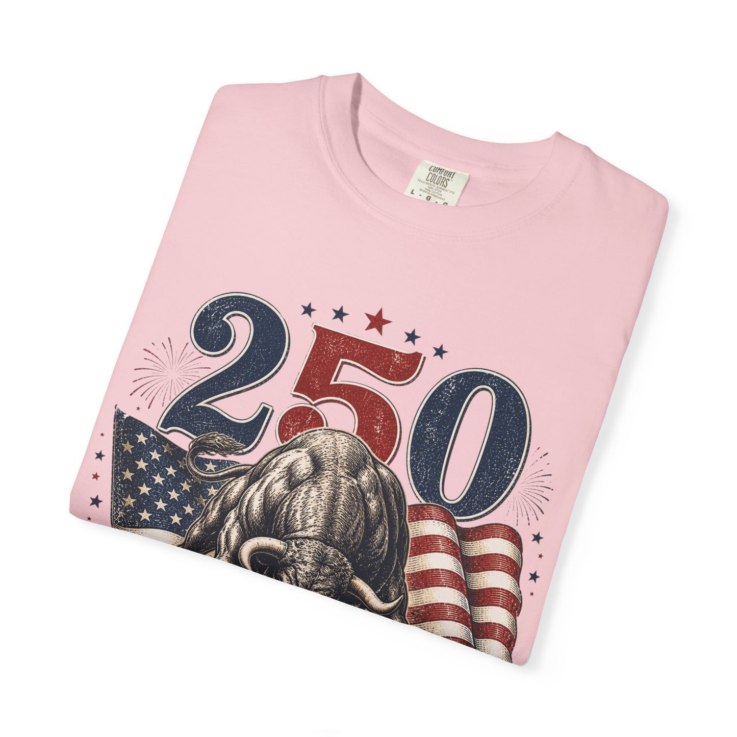 250 Years of Freedom 1776–2026 T-Shirt — Patriotic American Flag & Bald Eagle Anniversary Tee