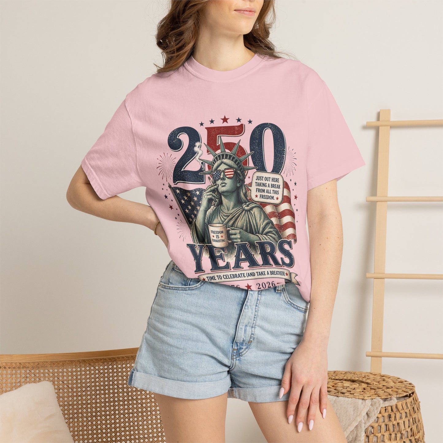 250th Anniversary Statue of Liberty T-Shirt — 1776–2026 Patriotic Tee