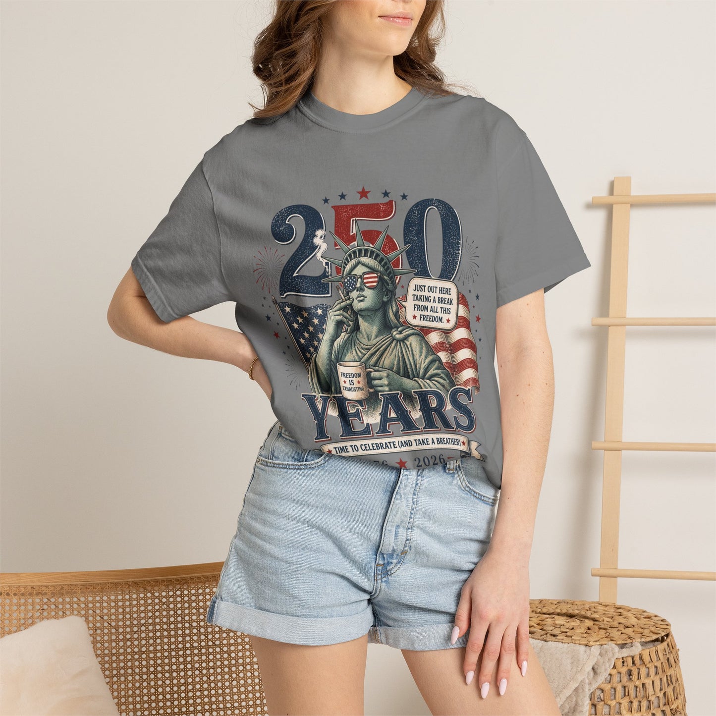 250th Anniversary Statue of Liberty T-Shirt — 1776–2026 Patriotic Tee