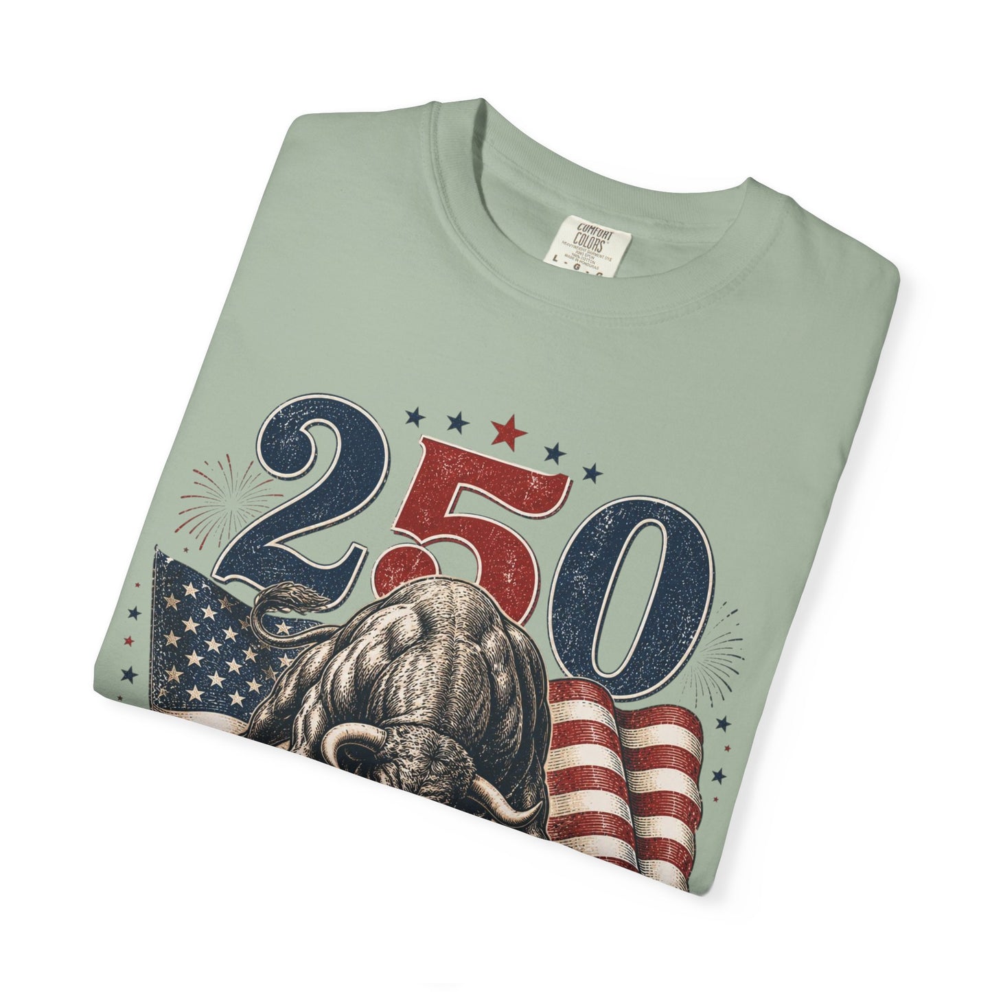 250 Years of Freedom 1776–2026 T-Shirt — Patriotic American Flag & Bald Eagle Anniversary Tee