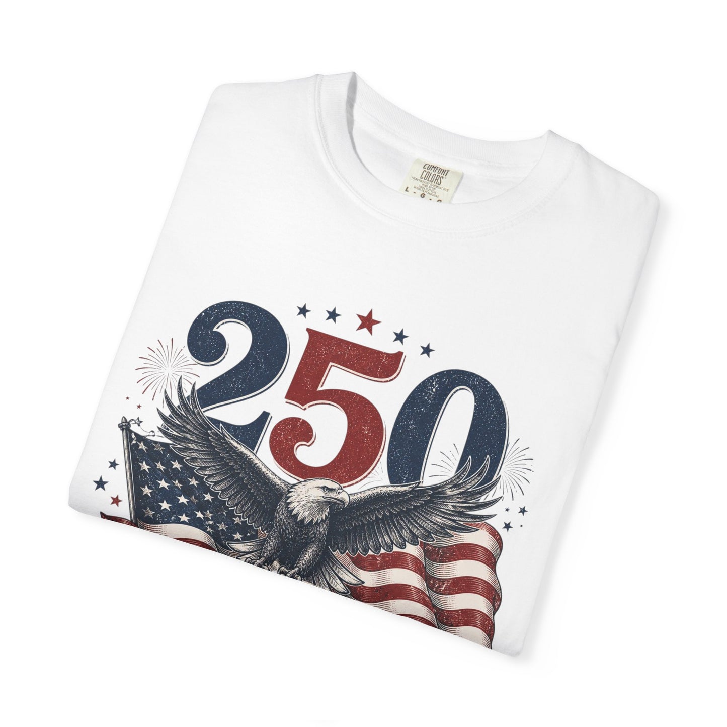 250 Years of Freedom Tee — 1776–2026 Patriotic Eagle T-Shirt