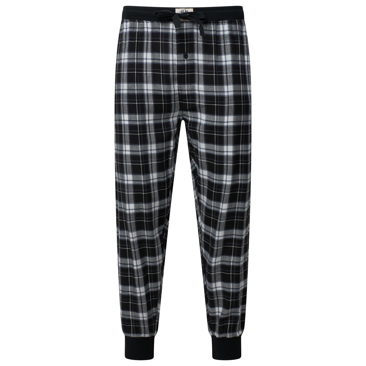 Lucky Brand Crew Neck & Closed Hem Flannel Pant Pyjama Set