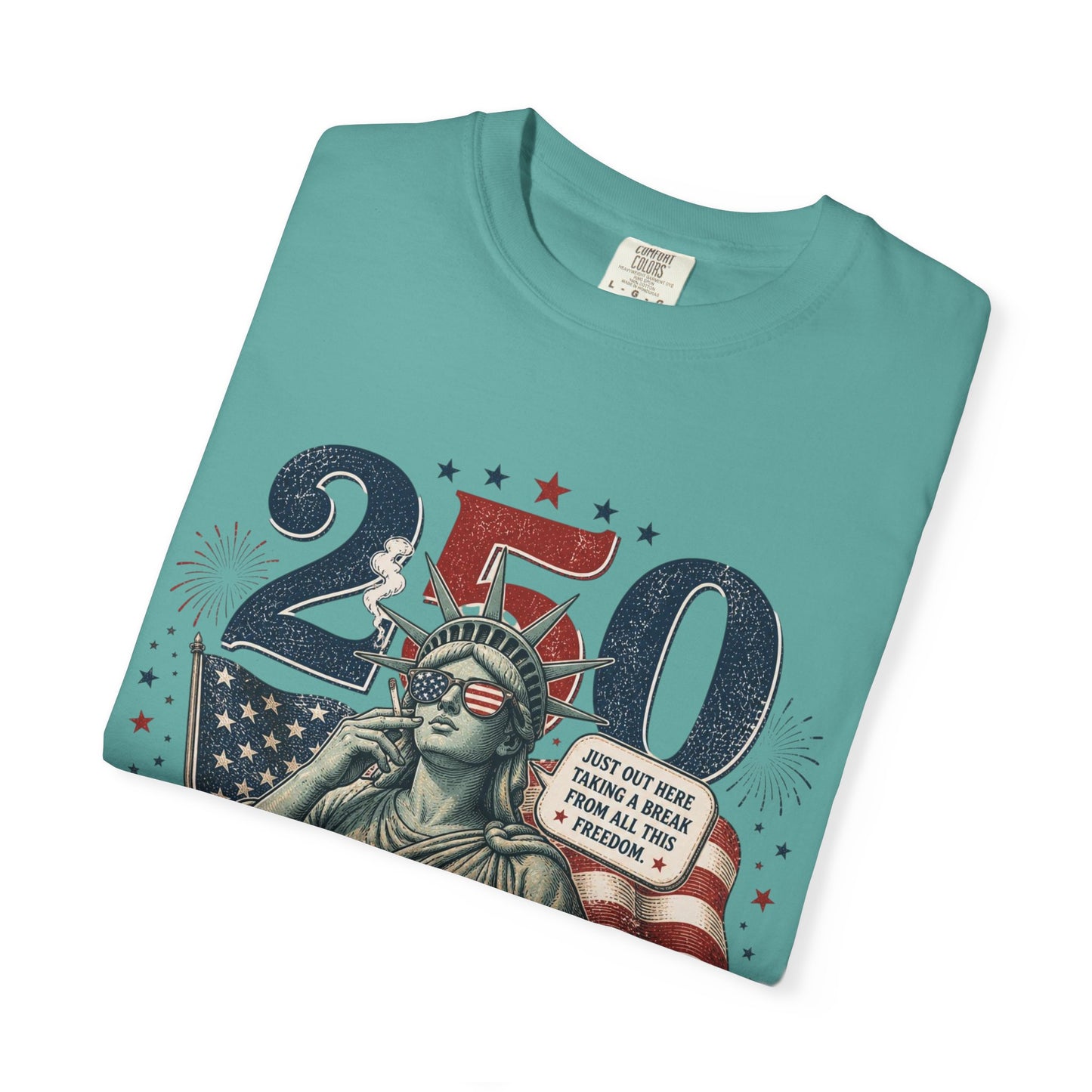 250th Anniversary Statue of Liberty T-Shirt — 1776–2026 Patriotic Tee