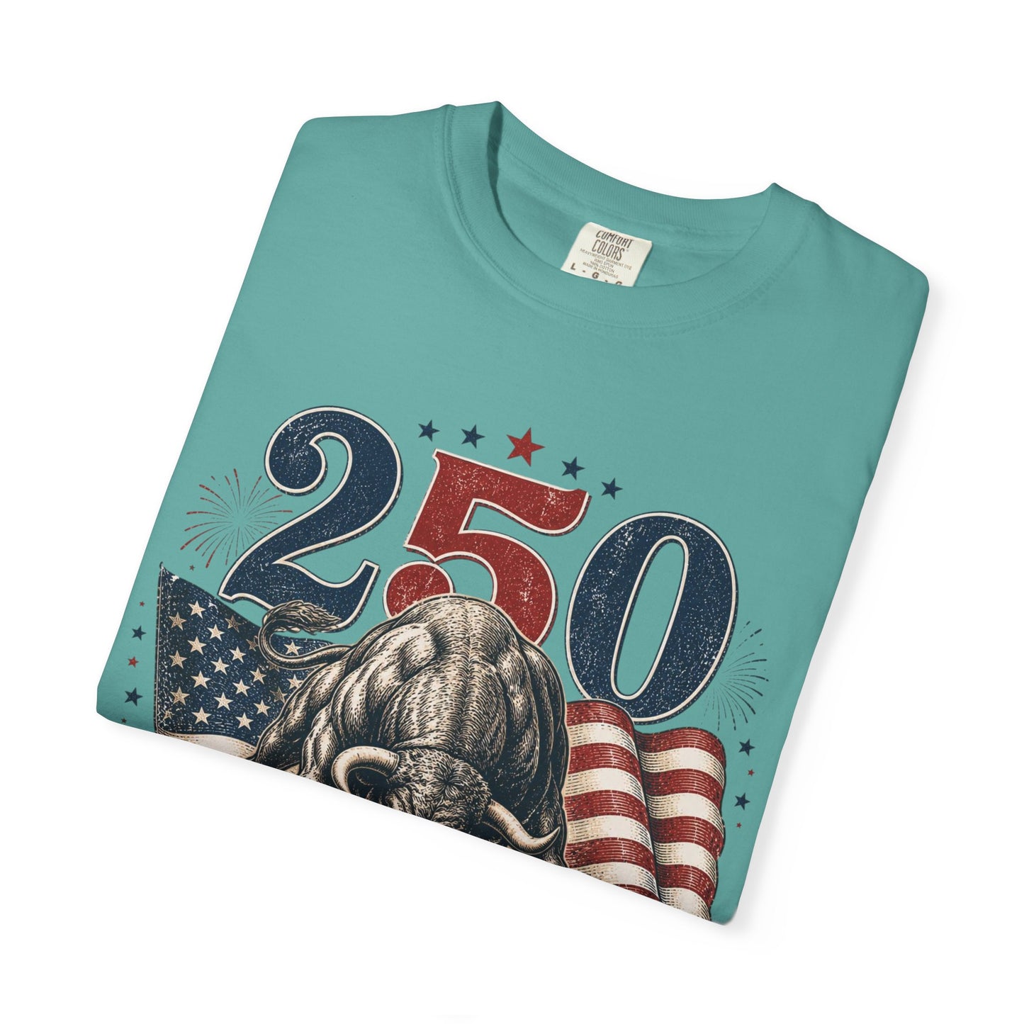 250 Years of Freedom 1776–2026 T-Shirt — Patriotic American Flag & Bald Eagle Anniversary Tee