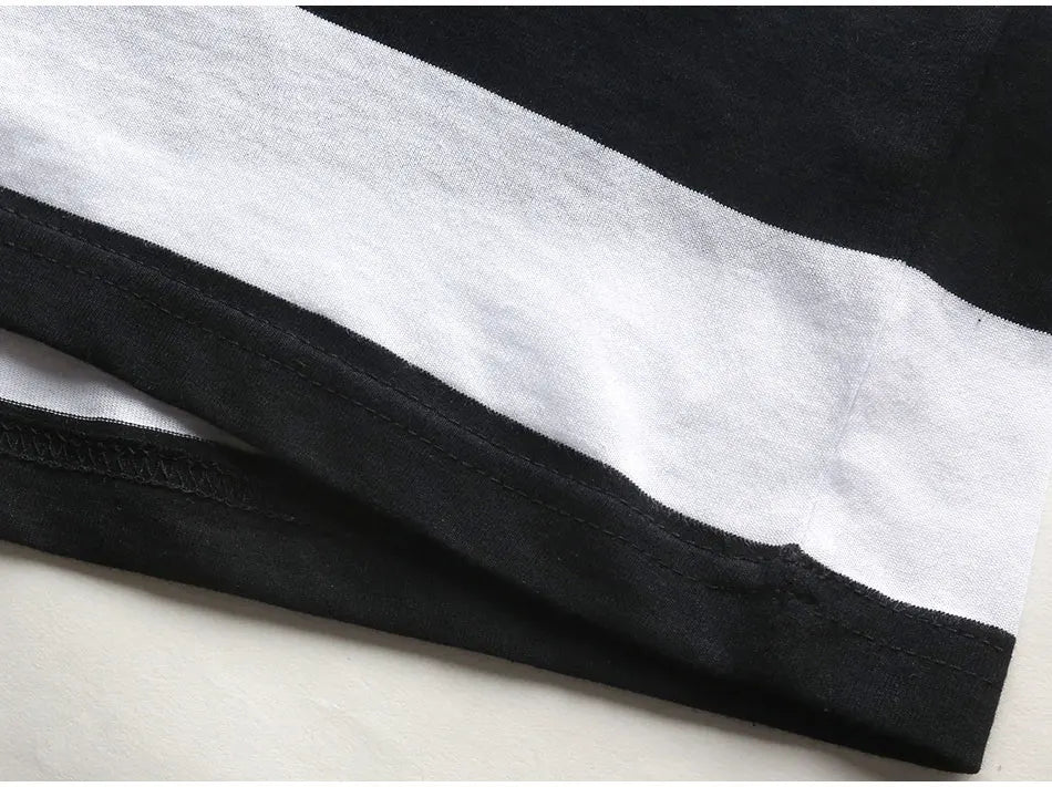 T Shirts Stripes Long Sleeve Tees for Men Round Neck Men Striped Leisure Casual Red  White Cos Cosplay Halloween Costume Party