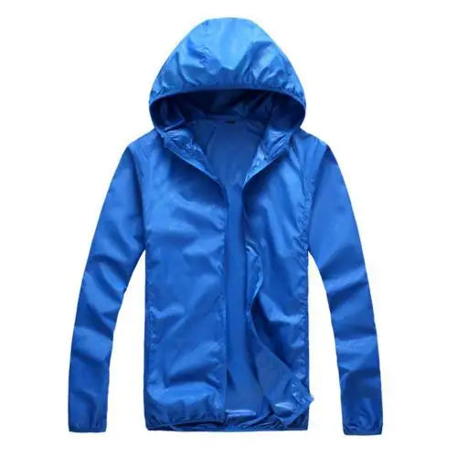 Women Men Jackets Summer UV Long Sleeve Windproof Sun Hooded Coat Fishing Jacket Windbreaker