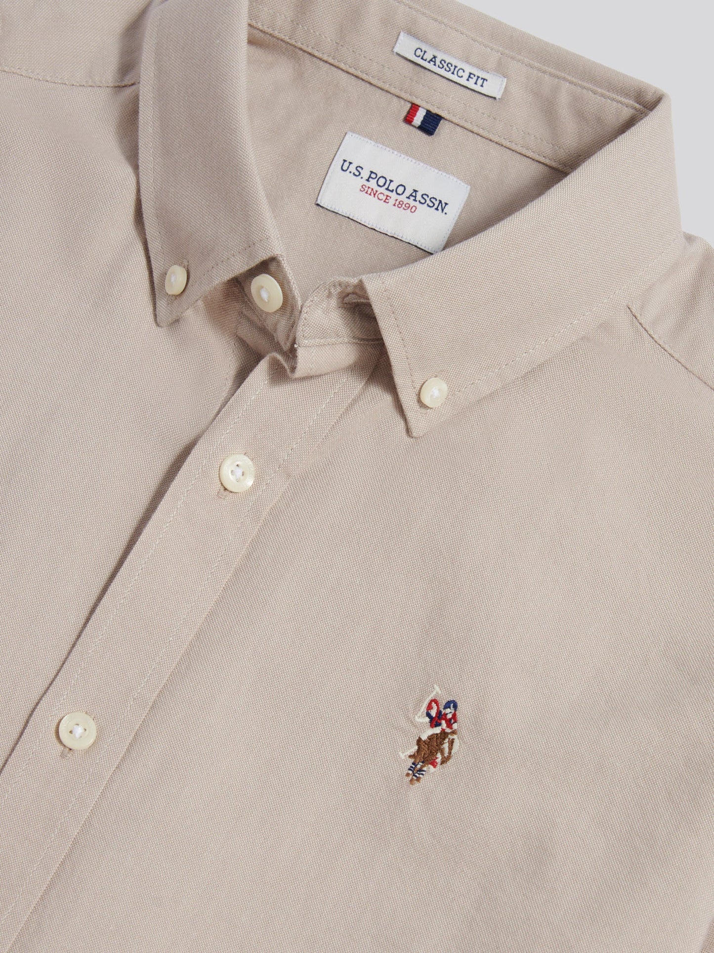 Mens  Short Sleeve Oxford Shirt String