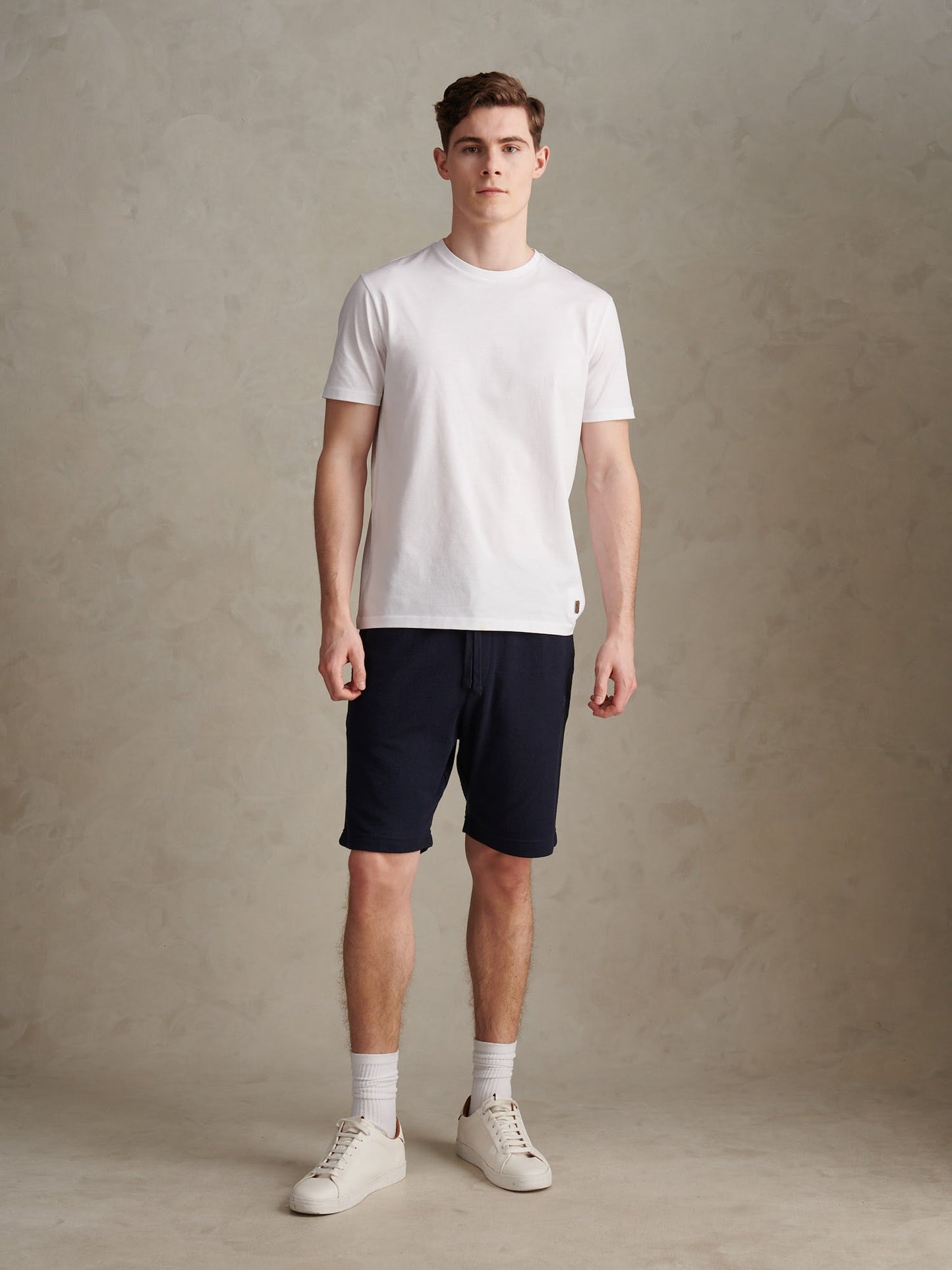 Mens Terry Sweat Shorts Dark Sapphire Navy / Moonlight Blue DHM