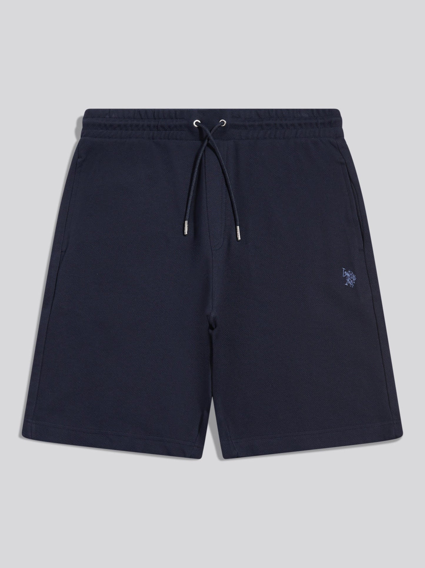 Mens Twill Texture Jersey Short Dark Sapphire Navy / Moonlight Blue DHM