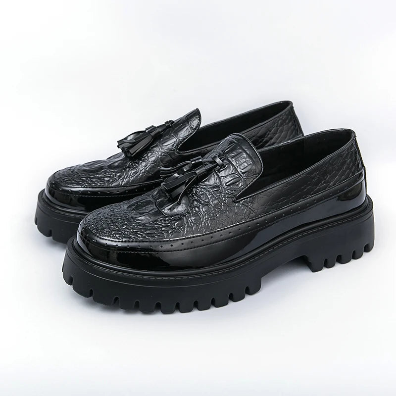 Mens Loafers Shoes Slip on Dress Shoes for Men Patent Leather  Business Casual Driving Prom Party Wedding Comfortabl Shoes