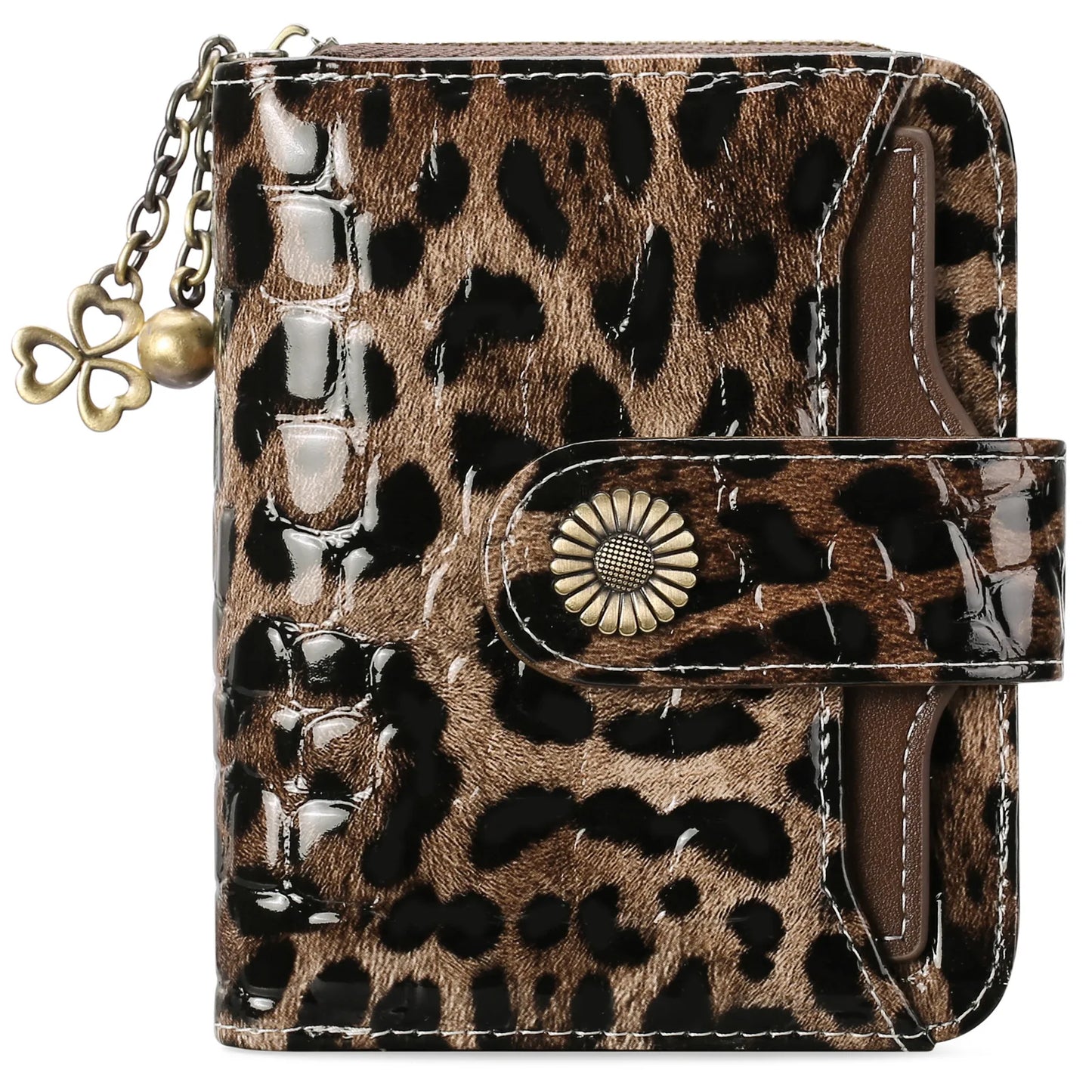 2025 Luxury Women Wallet Lady Split Leather Vintage Bifold Purse Female RFID Card Holder RetroCoins Bag Gift for Mom Box Packing