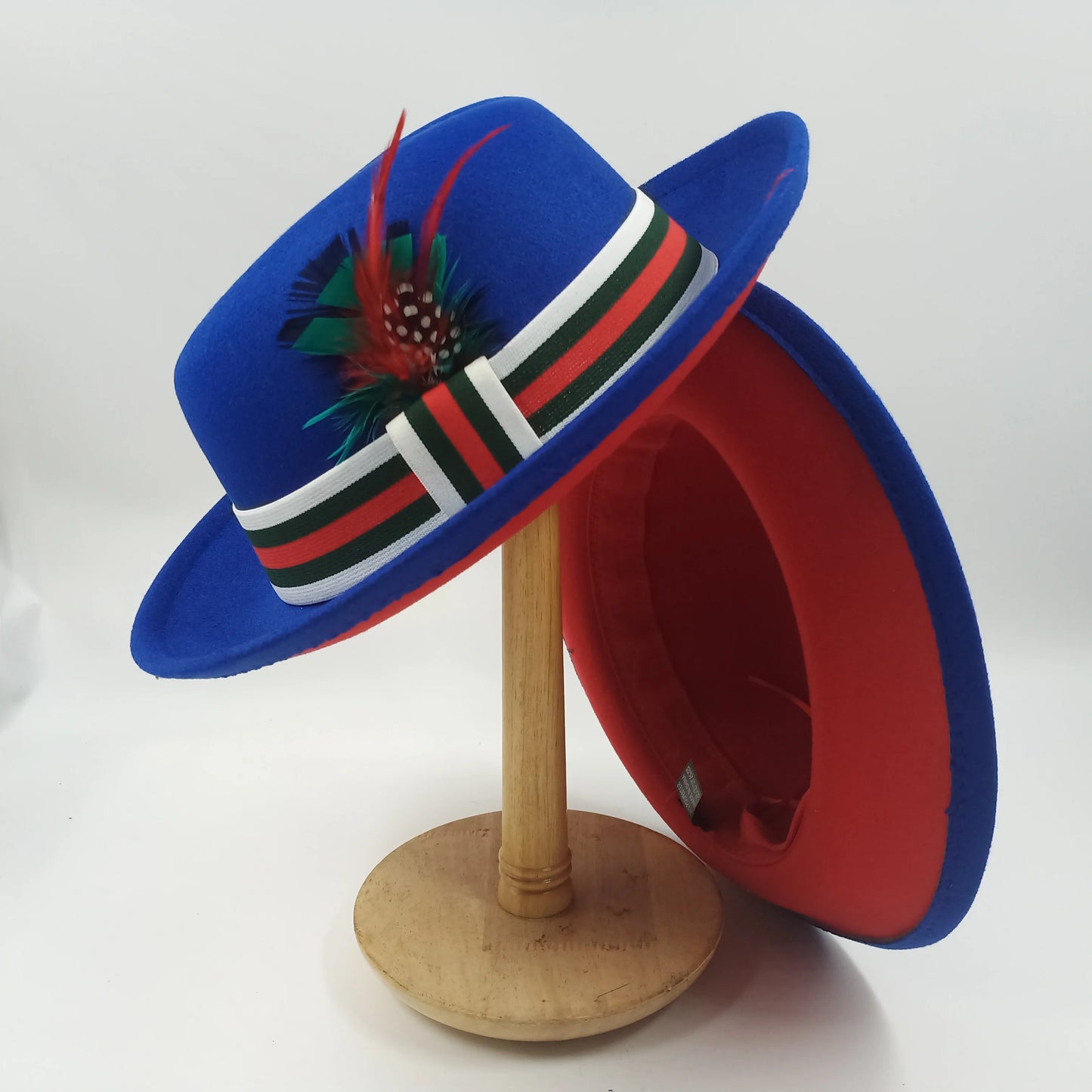 men hats feather men fedoras lady woolen felt church hat unisex  bowknot  jazz hat for men and women
