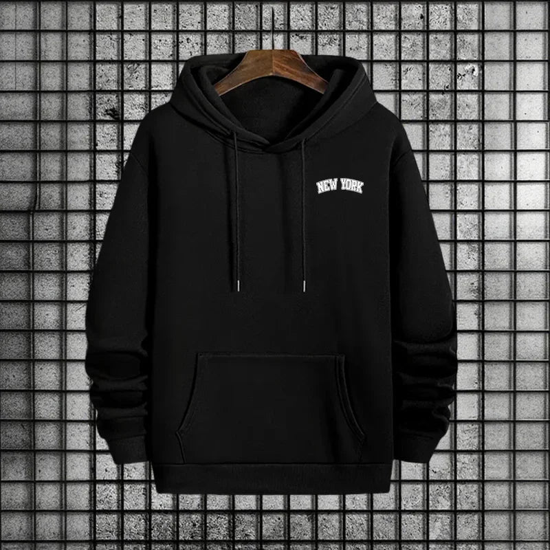 2025 Hot Sale Mens Sportswear 2pcs Set Hoodie and Sweatpants Autumn Winter Daily Casual Sporty Jogging Suit Urban Fashion Outfit