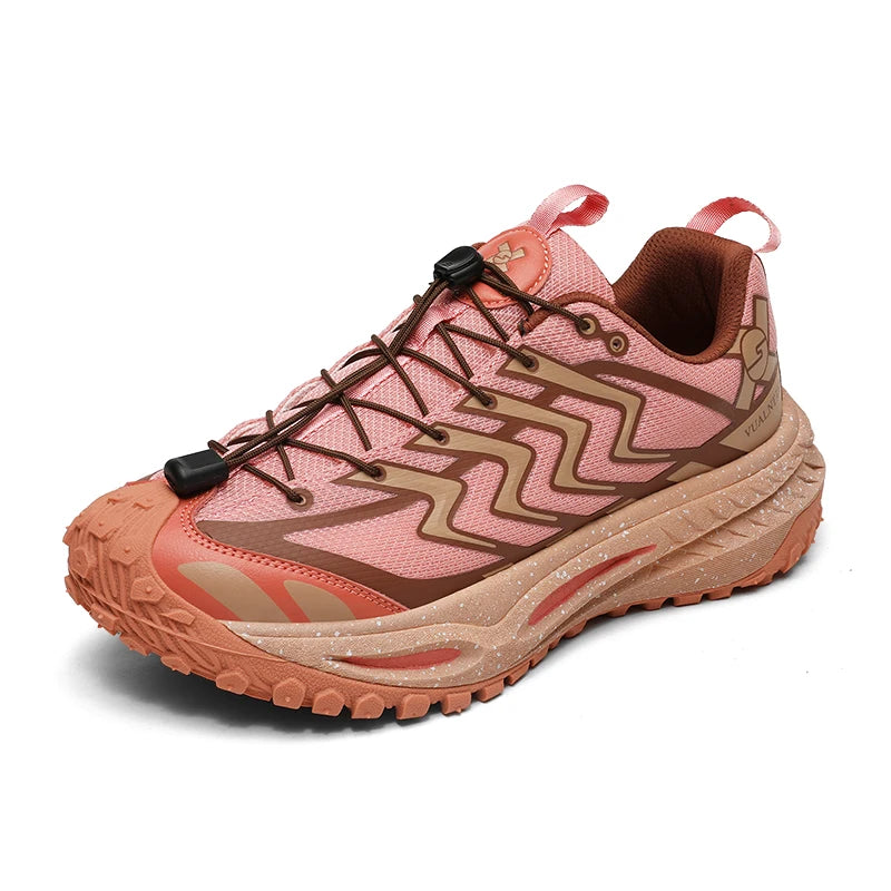Men Women Walking Shoes Hiking Training Breathable Trekking Sports Shoes Outdoor Non-slip Jogging Sneakers Climbing Trail Shoes