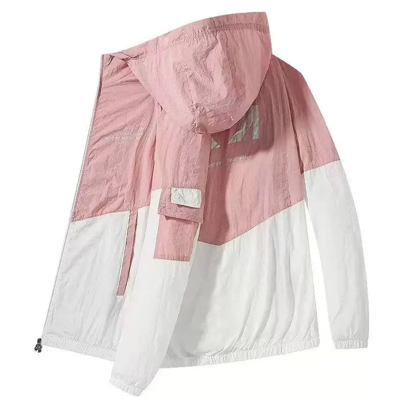 2025 New Summer Sunscreen Jacket Men's Women's Lightweight Quick-drying UV-proof Windbreaker Outdoor Camping Solid Color Tops