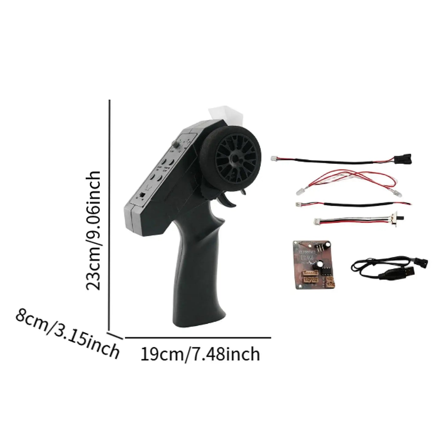 RC Car Remote Controller Sturdy Easy to Install Modification with Receiver Board Upgrade for MN78 MN82 MN99S MN128 Truck