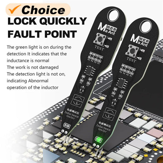 MaAnt M093 Motherboard Coil Tester Inductor Detector Tool for PC Repair Electromagnetic Induction Quick Fault Check
