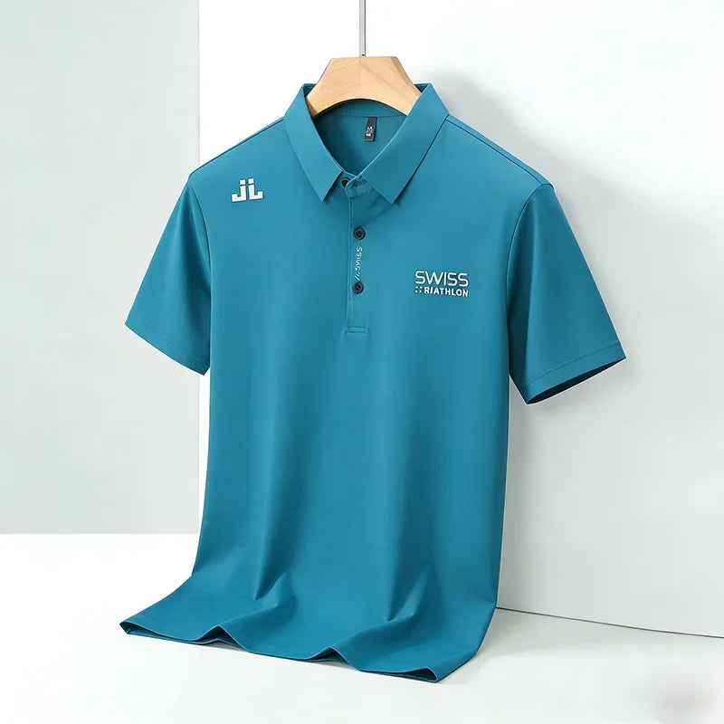 2026 New Men's Regular Fit Short Sleeve Polo Shirt Soft Comfortable Fabric Casual Sport Summer Fashion Top Tee
