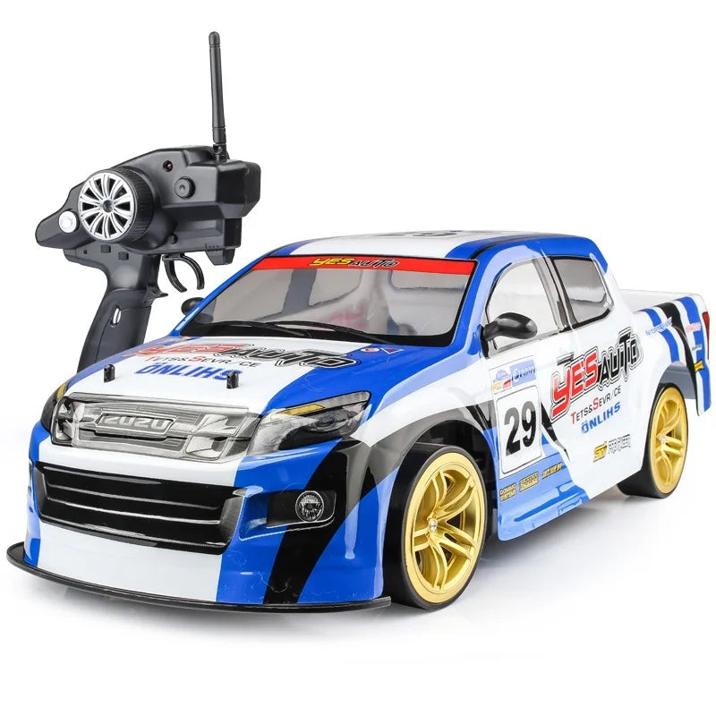 Remote Control Car 1:10 4wd 70km/H High Speed Drift Racing RC Car Simulation Gtr Car Toy Off-Road Rc Car Kids Toys