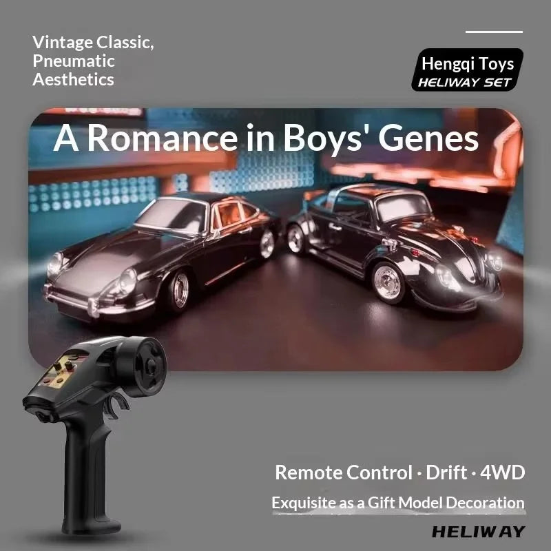 1:22 Remote Control Vintage Classic Car - Proportional Throttle & Steering 2 Sets of Tires Highly Detailed Display Model