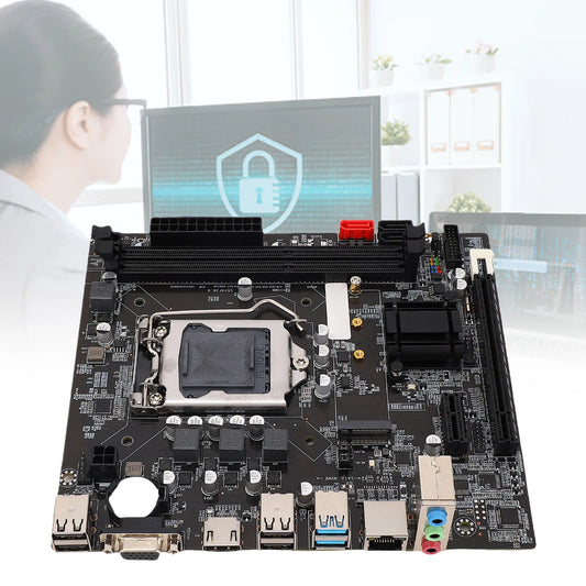 B75 Computer Motherboard for LGA 1155 2x8GB DDR3 Memory Gaming Motherboard M.2 Nvme NGFF ATA3.0 PCI E for Core I3 I5 I7