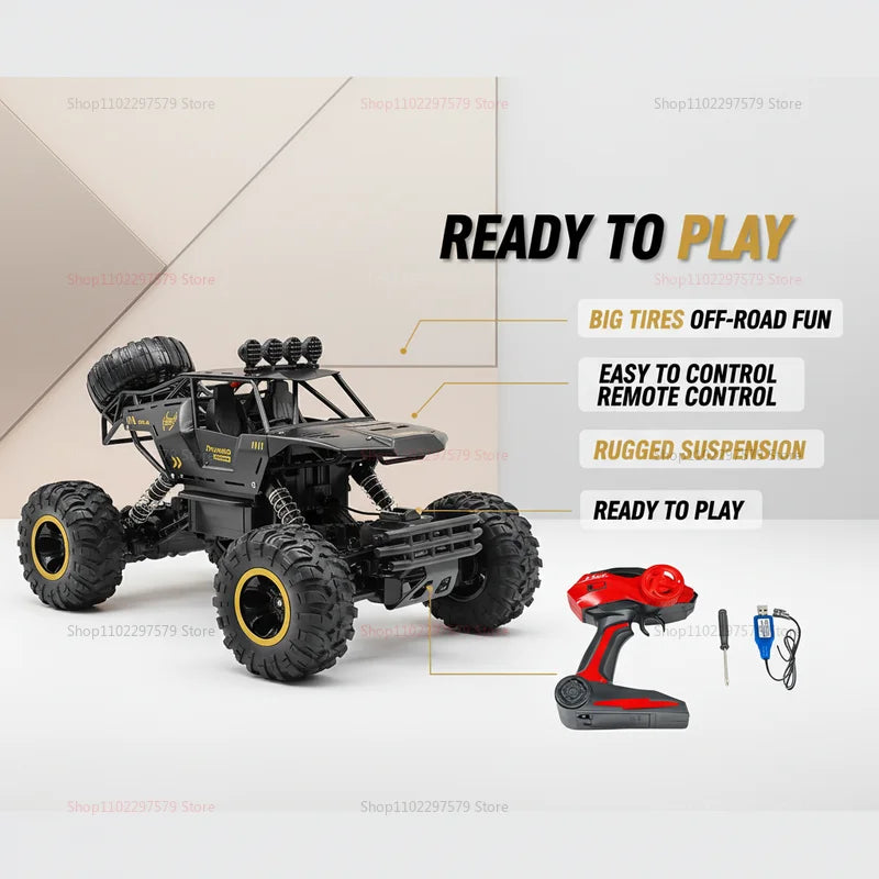 1:12 RC Cars All Terrain Off-Road Truck 30KM/H Remotes Controlled Electric Buggy Vehicle Toy Gift for Boys Kids Outdoors Racings