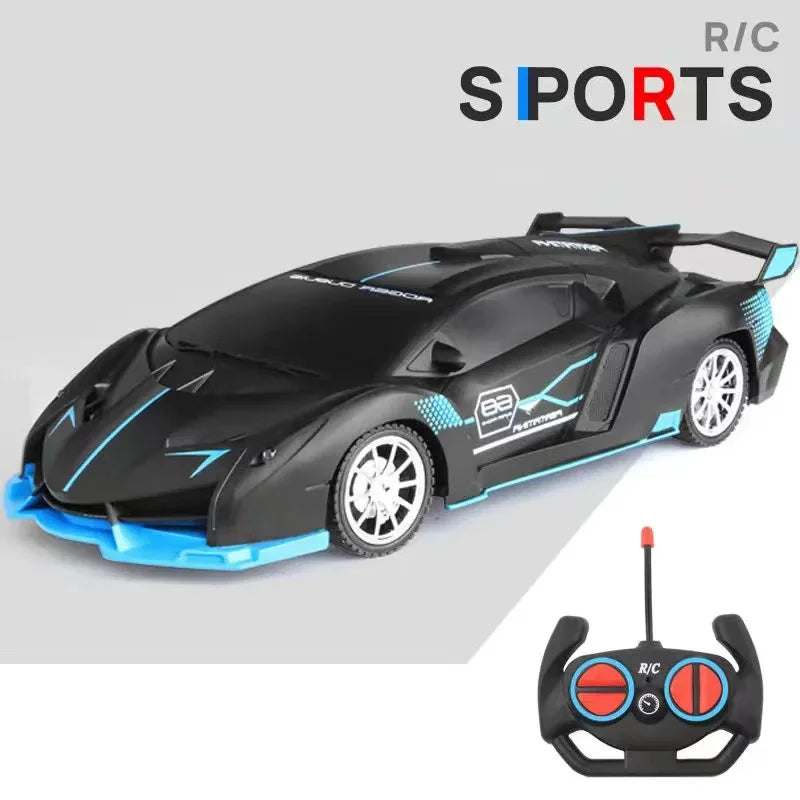 RC Car 2.4G 4CH Remote Control 1:18 With Led Light Sports Cars High Speed Radio Drift Vehicle Racing Boys Girls Toy For Children