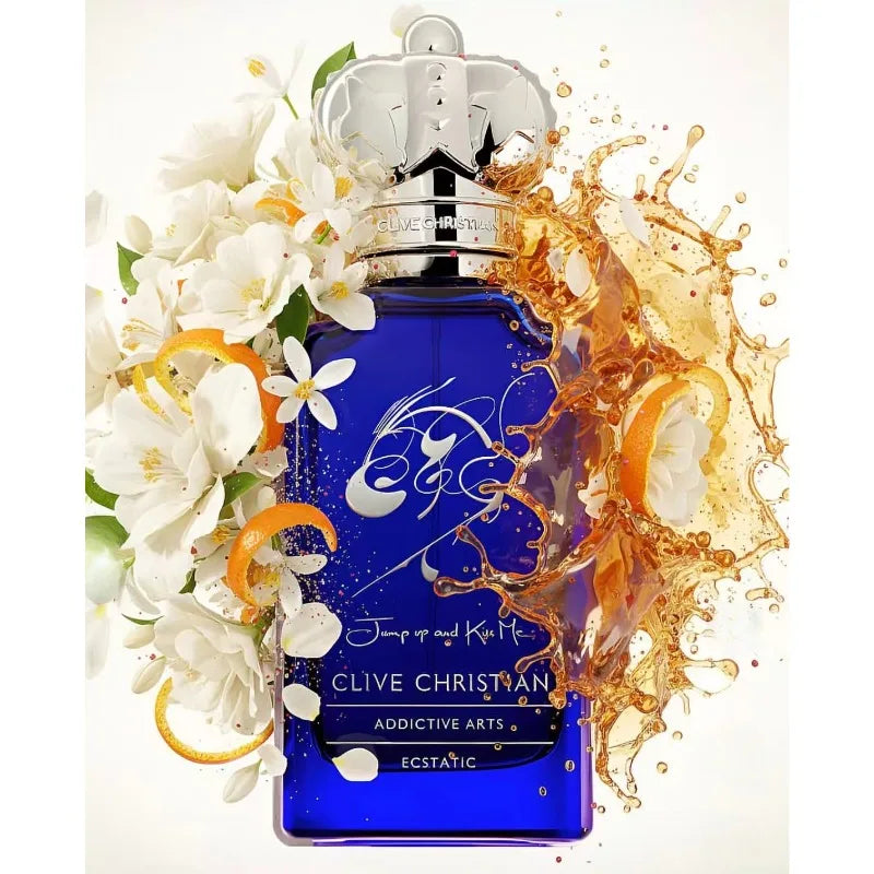 Clive Christian Mens Perfume 50ml Long Lasting Amberwood Fresh Fragrance Jasmine Rose Sandalwood Amber Musk Elegant Scent