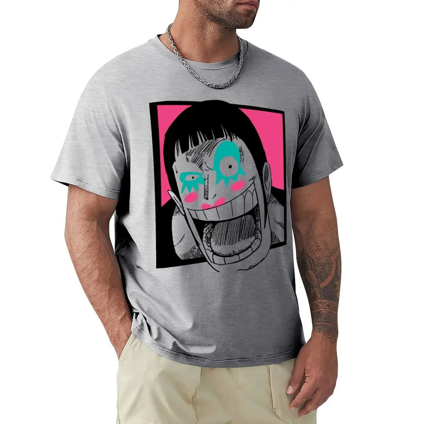 summer clothes customs vintage t shirts men Bentham / Bon Clay / Mr.2 Bon Kurei T-Shirt  graphic t shirts  COTTON  men clothing