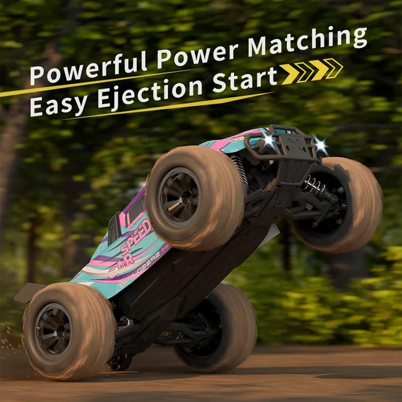 2025 New 1:16 4WD Remote Control Car 35 km/h High-Speed Off-Road RC Car All-Terrain 2.4G Electric RC Car with LED Lights