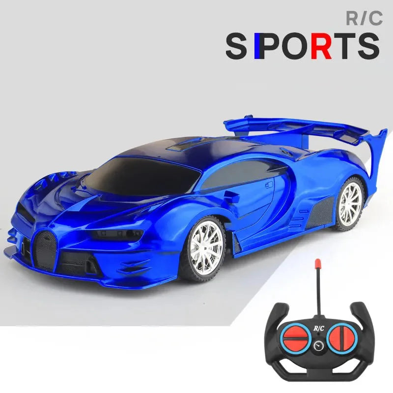 RC Car 2.4G 4CH Remote Control 1:18 With Led Light Sports Cars High Speed Radio Drift Vehicle Racing Boys Girls Toy For Children
