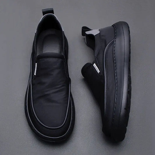 Mens Shoes 2026 Spring New Slip On Loafers Lightweight Comfortable Casual Breathable Slip Resistant Non Slip Walking Shoes