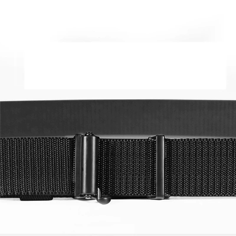 Casual Men's Nylon Belt Woven Canvas Breathable Automatic Buckle Belt For Men Outdoor Sports Strap Fashion Jeans Belt