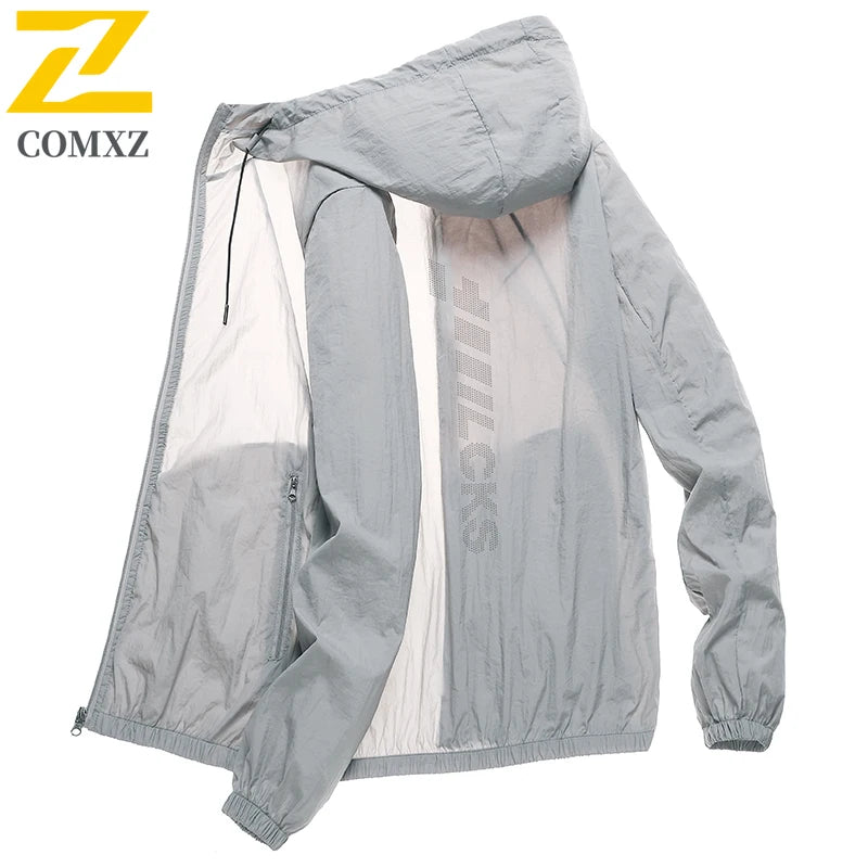 2025 New Summer Sunscreen Jacket Men's Women's Lightweight Quick-drying UV-proof Windbreaker Outdoor Camping Solid Color Tops