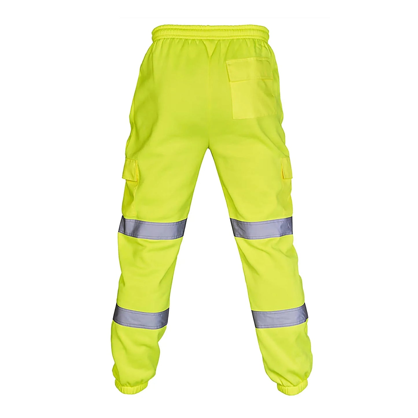 Men Trousers Reflective Overalls Multi-pocket Training Sports Trousers Men Road Work High Visibility Overalls Work Casual Pants